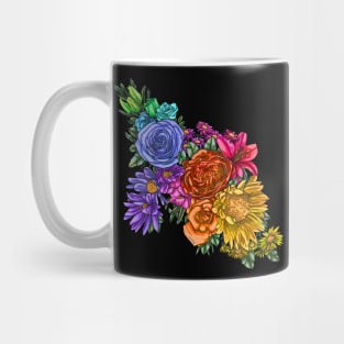 Rainbow Blooming Mug